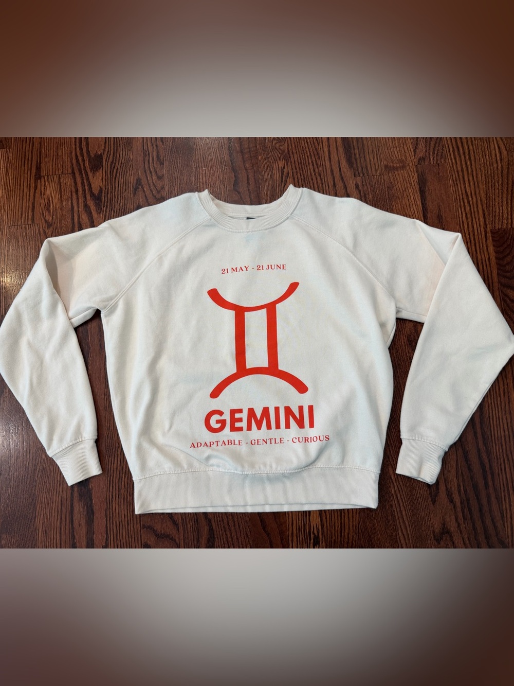Anthropologie The Zodiac Gemini Sweatshirt Catherine O'Sullivan Women’s XXS